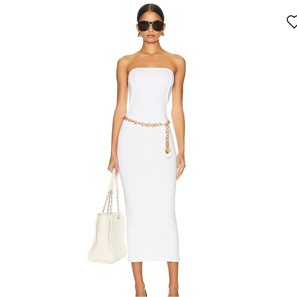HELSA Organic Jersey Seamed Tube Dress